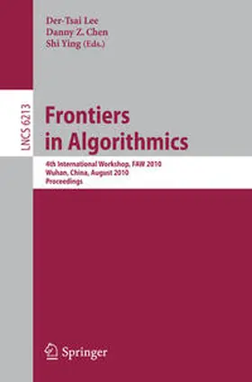 Lee / Chen / Ying | Frontiers in Algorithms | E-Book | www.sack.de