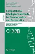 Masulli / Peterson / Tagliaferri |  Computational Intelligence Methods for Bioinformation | Buch |  Sack Fachmedien