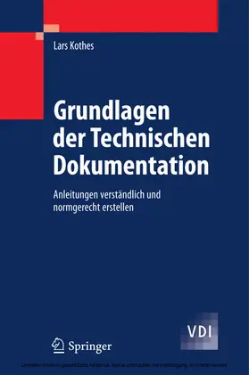 Kothes | Grundlagen der Technischen Dokumentation | E-Book | www.sack.de