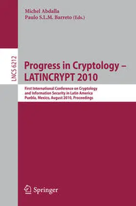 Abdalla / Barreto |  Progress in Cryptology - LATINCRYPT 2010 | eBook | Sack Fachmedien