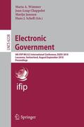 Wimmer / Chappelet / Janssen |  Electronic Government | Buch |  Sack Fachmedien