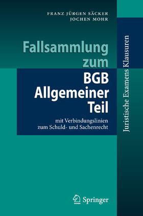 Säcker / Mohr | Fallsammlung zum BGB Allgemeiner Teil | E-Book | sack.de