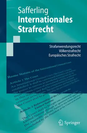 Safferling |  Internationales Strafrecht | Buch |  Sack Fachmedien