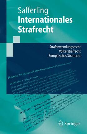 Safferling | Internationales Strafrecht | Buch | 978-3-642-14913-9 | sack.de