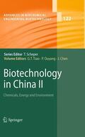 Tsao / Chen / Ouyang |  Biotechnology in China II | Buch |  Sack Fachmedien