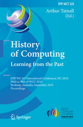 Tatnall | History of Computing: Learning from the Past | E-Book | sack.de
