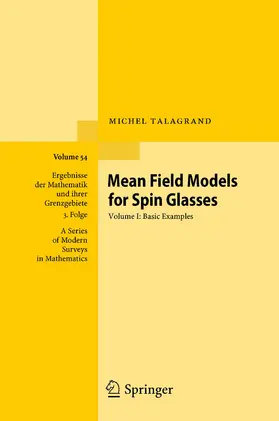 Talagrand | Mean Field Models for Spin Glasses | E-Book | www.sack.de