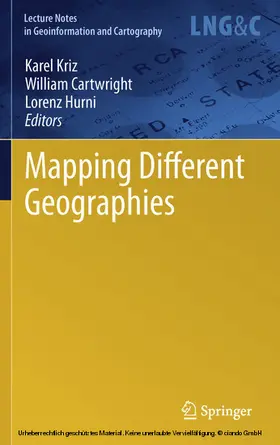 Kriz / Cartwright / Hurni |  Mapping Different Geographies | eBook | Sack Fachmedien