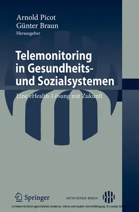 Picot / Braun | Telemonitoring in Gesundheits- und Sozialsystemen | E-Book | www.sack.de