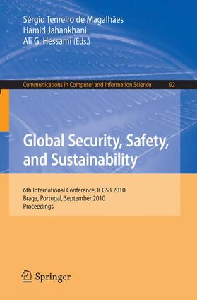 Tenreiro de Magalhaes / Jahankhani / Hessami |  Global Security, Safety, and Sustainability | Buch |  Sack Fachmedien