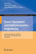 Das / Stephen / Thankachan |  Power Electronics and Instrumentation Engineering | Buch |  Sack Fachmedien