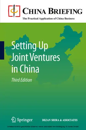 Devonshire-Ellis / Scott / Woollard |  Setting Up Joint Ventures in China | eBook | Sack Fachmedien