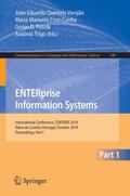 Quintela Varajao / Cruz-Cunha / Putnik |  ENTERprise Information Systems, Part I | Buch |  Sack Fachmedien