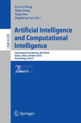 Wang / Deng / Lei |  Artificial Intelligence and Computational Intelligence 2 | Buch |  Sack Fachmedien