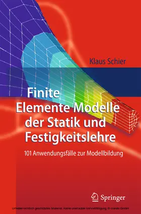 Schier | Finite Elemente Modelle der Statik und Festigkeitslehre | E-Book | sack.de