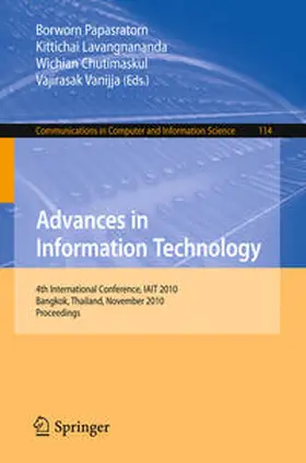 Papasratorn / Lavangnananda / Chutimaskul | Advances in Information Technology | E-Book | sack.de