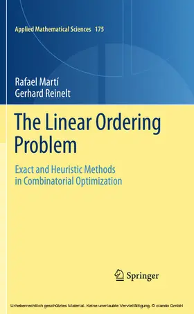 Martí / Reinelt |  The Linear Ordering Problem | eBook | Sack Fachmedien