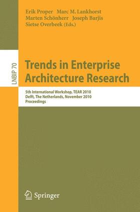 Lankhorst / Schönherr / Barjis | Trends in Enterprise Architecture Research | Buch | 978-3-642-16818-5 | sack.de