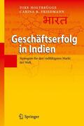Friedmann / Holtbrügge |  Geschäftserfolg in Indien | Buch |  Sack Fachmedien