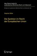 Bitter |  Die Sanktion im Recht der Europäischen Union | Buch |  Sack Fachmedien