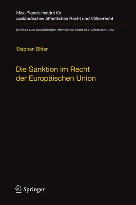 Bitter | Die Sanktion im Recht der Europäischen Union | E-Book | sack.de