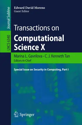 Gavrilova / Tan |  Transactions on Computational Science X | Buch |  Sack Fachmedien