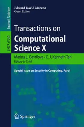 Gavrilova / Tan | Transactions on Computational Science X | E-Book | sack.de