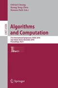 Cheong / Chwa / Park |  Algorithms and Computation | Buch |  Sack Fachmedien