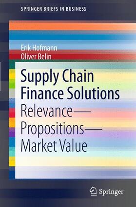 Belin / Hofmann | Supply Chain Finance Solutions | Buch | 978-3-642-17565-7 | sack.de