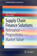 Belin / Hofmann |  Supply Chain Finance Solutions | Buch |  Sack Fachmedien