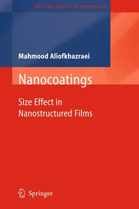 Aliofkhazraei |  Nanocoatings | Buch |  Sack Fachmedien