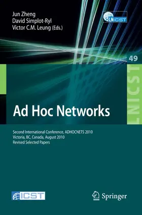 Zhi-zhong / Simplot-Ryl / Leung |  Ad Hoc Networks | Buch |  Sack Fachmedien