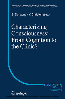 Dehaene / Christen | Characterizing Consciousness: From Cognition to the Clinic? | E-Book | sack.de