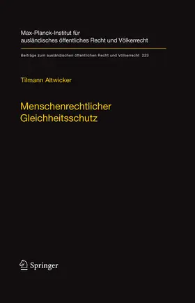 Altwicker |  Menschenrechtlicher Gleichheitsschutz | eBook | Sack Fachmedien