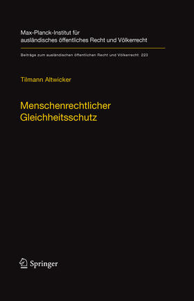 Altwicker | Menschenrechtlicher Gleichheitsschutz | E-Book | sack.de