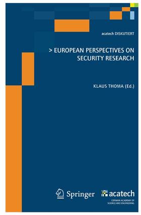 Thoma | European Perspectives on Security Research | E-Book | sack.de