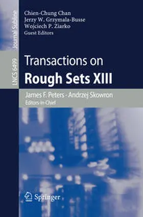  Transactions on Rough Sets XIII | eBook | Sack Fachmedien