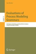 Recker |  Recker, J: Evaluations of Process Modeling Grammars | Buch |  Sack Fachmedien