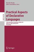 Rocha / Launchbury |  Practical Aspects of Declarative Languages | Buch |  Sack Fachmedien