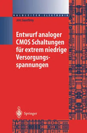 Sauerbrey |  Entwurf analoger CMOS Schaltungen für extrem niedrige Versorgungsspannungen | eBook | Sack Fachmedien