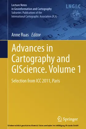 Ruas |  Advances in Cartography and GIScience. Volume 1 | eBook | Sack Fachmedien