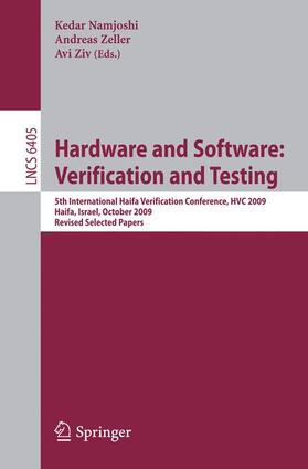 Namjoshi / Zeller / Ziv | Hardware and Software: Verification and Testing | Buch | 978-3-642-19236-4 | sack.de
