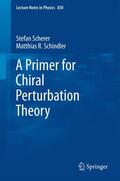 Schindler / Scherer |  A Primer for Chiral Perturbation Theory | Buch |  Sack Fachmedien
