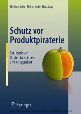 Abele / Kuske / Lang |  Schutz vor Produktpiraterie | eBook | Sack Fachmedien