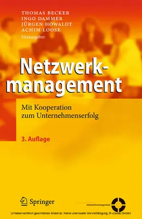 Becker / Dammer / Howaldt | Netzwerkmanagement | E-Book | sack.de