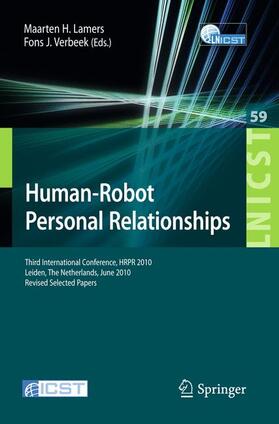 Lamers / Verbeek |  Human-Robot Personal Relationships | Buch |  Sack Fachmedien