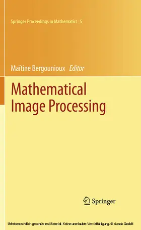 Bergounioux | Mathematical Image Processing | E-Book | sack.de