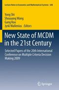Shi / Wallenius / Wang |  New State of MCDM in the 21st Century | Buch |  Sack Fachmedien