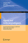 Filipe / Fred / Sharp |  Agents and Artificial Intelligence | Buch |  Sack Fachmedien