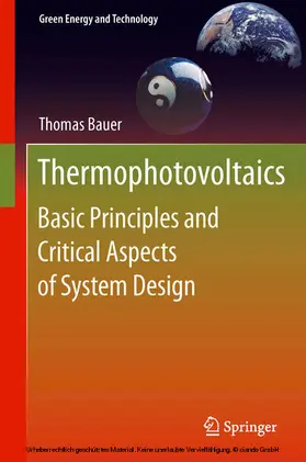 Bauer | Thermophotovoltaics | E-Book | www.sack.de